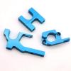 Krixis Metal Motor Mount Base Bracket Holder Center Gear Mount Set for Krixis 104001-1895 1896 1897 1/10 RC Car Upgrade Accessories - (Color: Full set Green) view 4