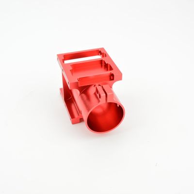 Krixis Aluminum Alloy D25mm 30mm Folding Parts Carbon Tube Arm Fixed Seat Mount Clamp Connection Clip for RC Plant UAVDrone - (Color: 30mm red(40))