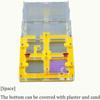 ZWSYQXIU Ant Habitat Ant Farm Ant Castle Ant Castle Acrylic Ant Farm Moisturizing Nature Display Box Puzzle Habitat Science DIY Ant Nest Farm Ant Nest Ant House Ant Nest Farm(Blue), 17.7cm view 3