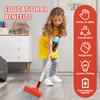 CAPAKIDS Kids Vacuum Cleaning Toy Set, Kids Vacuum That Really Works with Real Suction Light & Sounds Effects, Durable Toy Vacuum Toddler Cleaning Set as Gifts for Children Age 3+ view 2
