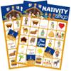 Christmas Nativity Bingo for Kids with 24 Nativity Christian Bingo Cards Games for Kids Family School Classroom Activities Religious Christmas Party Favors view 1