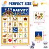 Christmas Nativity Bingo for Kids with 24 Nativity Christian Bingo Cards Games for Kids Family School Classroom Activities Religious Christmas Party Favors view 2