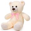 Sausudols Teddy Bear Stuffed Animal 24'' Small Teddy Bear Plush Toy Gift for Valentine Christmas Birthday White view 3