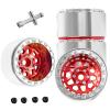 hopsupRC RC Aluminum 2.2 Wheels Rim Beadlock Wheel Tires for 1/10 SCX10 90046 AX103007 SCX10 II SCX10 III TRX4 TRX6 Gen7 8 D90 VS4-10 MST CFX RC Car.Wheels Hub Rim Beadlock Wheel Rims Heavy Duty.Red view 1