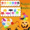 100PCS Halloween Sticky Hands Party Favors Treats Bags Toys for Kids,Bulk Halloween Toys for Goodie Bag Stuffers Basket stuffers Candy Bags Fillers Classroom Exchange Prizes view 3
