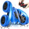 A ALPHA Remote Control Car, RC Stunt Car Double-Sided 360 Rotating 4WD 2.4GHz Kids Toys for Ages 5-7 8-13, Birthday Xmas Gift for Boys Girls Age 4 5 6 7 8 9 10+ view 1