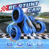 A ALPHA Remote Control Car, RC Stunt Car Double-Sided 360 Rotating 4WD 2.4GHz Kids Toys for Ages 5-7 8-13, Birthday Xmas Gift for Boys Girls Age 4 5 6 7 8 9 10+ view 2