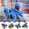 A ALPHA Remote Control Car, RC Stunt Car Double-Sided 360 Rotating 4WD 2.4GHz Kids Toys for Ages 5-7 8-13, Birthday Xmas Gift for Boys Girls Age 4 5 6 7 8 9 10+ view 3