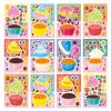 24 Sheets 8.27''5.9'' Make Your Own Cupcake Stickers for Kids Toddlers, Make a Face Stickers for Kids Party Favors Activities view 1