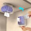 Meiliyizu Suction Cup Wipes Holder, Wall Mounted Wet Wipe Dispenser with Suction Cup Easy to Installation Versatile Use Storage Case in Kitchen and Bathroom, grey view 4