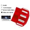RCHuiWow RC Alloy Aluminium Shock Cap Proctetor Upgrades Part for 1/7 Bigrock/Felony/Fireteam/Infraction/Mojave 6S BLX Limitless,1/8 Kraton/Notorious/Outcast/Talion/Typhon 6S BLX,4pcs,Red view 4
