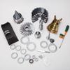 ROUASD TR900 Turbofan Engine Model Kit, 50PCS Electric Motor Simulation 3D Printed Turbofan Aero Aircraft Engine DIY Functional Aero Jet Turbine Working Engine -Dynamic KIT Version view 2