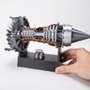 ROUASD TR900 Turbofan Engine Model Kit, 50PCS Electric Motor Simulation 3D Printed Turbofan Aero Aircraft Engine DIY Functional Aero Jet Turbine Working Engine -Dynamic KIT Version view 3