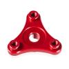 WEFEINO Aluminum Alloy 7075 Slipper Clutch Eliminator Compatible with Tra-xxas E-Maxx E-Revo Summit T-Maxx 3.3 Revo 3.3 1/10 RC Car Upgrade Parts (Red) view 3