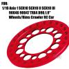 hopsupRC RC 1.9inch Aluminum Beadlock Wheel Rim Replacement Ring Upgrades Part for 1/10 SCX10 SCX10 II SCX10 III 90046 90047 TRX4 D90,1.9" Wheels/Rims Crawler RC Car.Red(4PCS) view 2