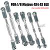hopsupRC RC Upgrade Parts Aluminum Metal Adjustable Turnbuckles Camber Links Toe Link for 1/8 Mojave 4X4 4S BLX.Adjustable Turnbuckles Links Hops Up.(Titanium 6PCS) view 2