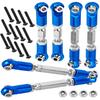 hopsupRC RC Upgrade Parts Aluminum Metal Adjustable Turnbuckles Camber Links Toe Link for 1/8 Mojave 4X4 4S BLX.Adjustable Turnbuckles Links Hops Up.(Navy Blue 6PCS) view 1