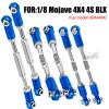 hopsupRC RC Upgrade Parts Aluminum Metal Adjustable Turnbuckles Camber Links Toe Link for 1/8 Mojave 4X4 4S BLX.Adjustable Turnbuckles Links Hops Up.(Navy Blue 6PCS) view 2