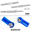 hopsupRC RC Upgrade Parts Aluminum Metal Adjustable Turnbuckles Camber Links Toe Link for 1/8 Mojave 4X4 4S BLX.Adjustable Turnbuckles Links Hops Up.(Navy Blue 6PCS) view 3