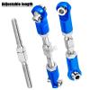 hopsupRC RC Upgrade Parts Aluminum Metal Adjustable Turnbuckles Camber Links Toe Link for 1/8 Mojave 4X4 4S BLX.Adjustable Turnbuckles Links Hops Up.(Navy Blue 6PCS) view 4
