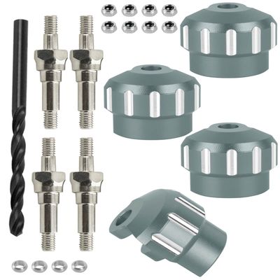 RCMYou RC Shock Cap Protector & Shock Standoff Upgrades Part for 1/8 Typhon Kraton Outcast Notorious Talion 6S BLX,1/7 Mojave Infraction Felony 6S BLX Limitless,Titanium