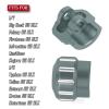 RCMYou RC Shock Cap Protector & Shock Standoff Upgrades Part for 1/8 Typhon Kraton Outcast Notorious Talion 6S BLX,1/7 Mojave Infraction Felony 6S BLX Limitless,Titanium view 2