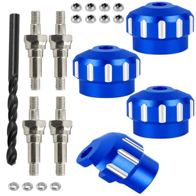 RCMYou RC Shock Cap Protector & Shock Standoff Upgrades Part for 1/8 Typhon Kraton Outcast Notorious Talion 6S BLX,1/7 Mojave Infraction Felony 6S BLX Limitless,Navy Blue