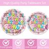 100 Pcs Its Me Hi Im The Birthday Girl Its Me Decorations In My Birthday Era Plates Napkins Forks Cups Dinnerware for Music Theme Women Girls Birthday Party Supplies Favors view 3