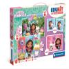 Clementoni Edukit 4-in-1 Gabby's Dollhouse Game Collection for Preschool Children from 3 Years - Includes 2 Puzzles, Memo Game & Cube Puzzle, 18319 view 1