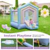 BOUNTECH Inflatable Bounce House, Dream Cotton Bouncy House for Kids 5-12 Indoor Outdoor Family with Blower, Large Jumping Area, Slide, Portable Backyard Bouncer Castle Boys Girls Birthday Party Gifts view 4