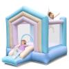 BOUNTECH Inflatable Bounce House, Dream Cotton Bouncy House for Kids Aged 3+ Family Fun with Large Jumping Area, Slide, Toddler Bounce House for Boys Girls Indoor Outdoor Backyard Birthday Party Gifts view 1