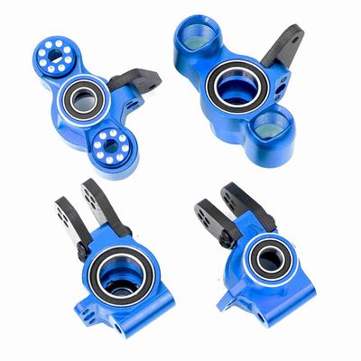 Aluminum Front Steering Blocks & Hub Rear Stub Axle Carriers for ARRMA 6S 1/7 Mojave Infraction FIRETEAM Felony Limitless 1/8 Talion TYHPON Steering Knuckles Hop Ups,Upgrade AR330187 AR330193