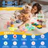 6-in-1 Baby Toys 6 to 12 Months, Montessori Toys for Babies 6-12-18 Months, Infant Teething Toy Stacking Blocks Rings Sensory Bin, Sorting Sensory Educational Learning Gift for Toddlers Aged 1-3 view 2