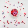 4 Cups of Valentine's Day Ditalini Pasta Sensory Bin Filler for Sensory Table view 4
