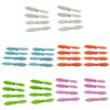 40Pcs Propeller Set Airscrew Replacement for Cheerson CX 10 Mini Drone Quadcopter Helicopter RC Accessories Multicolor 5 Color view 1