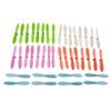 40Pcs Propeller Set Airscrew Replacement for Cheerson CX 10 Mini Drone Quadcopter Helicopter RC Accessories Multicolor 5 Color view 3