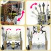 ALEYOOTECHE Military Base Building Toy Set Assemble to Different War Scenes, Gun Weapon Pack Accessories Kits for Army Minifigure Battle Building Game Gift for Kids 9-12 Years (710pcs) view 3