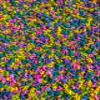 4 Cups of Tropical Rainbow Alphabet Pasta Sensory Filler for Sensory Table view 3