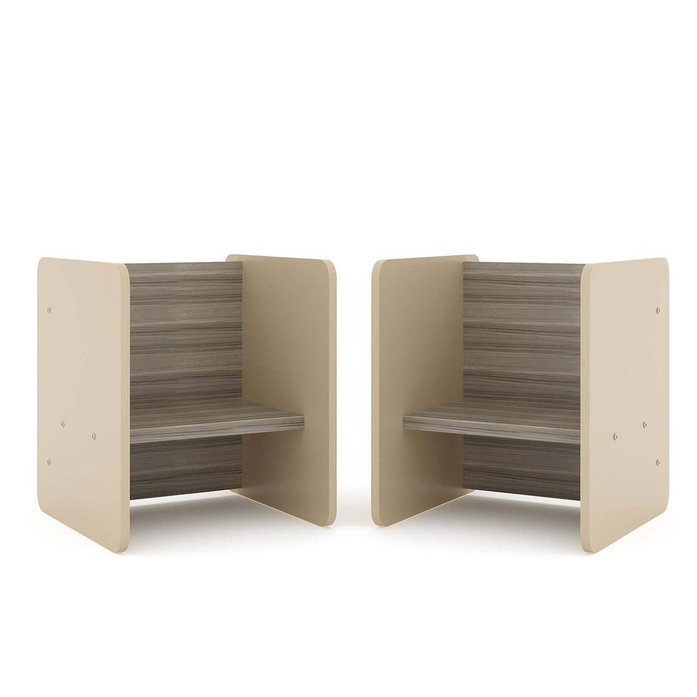 HomeStock Little Corner Activity Cube - Assembled 2-Pack - Kids Activity Table Chair