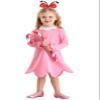 Fun Costumes Whimsical Cindy Lou Who Costume for Girls: Embrace Dr. Seuss Magic with Adorable Dress & Candy Cane Accessory, 4T view 1