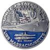 USS Massachusetts BB-59 Battleship Warships of World War 2 Collectible Military Challenge Coin view 2