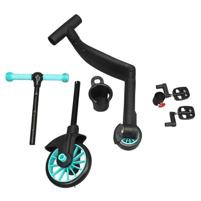 Kids Tricycle Multifunctional Toddler Trike Lightweight and Portable with Push Handle for Boys Girls