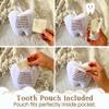 20 Moments of Tooth Squishie Tooth Fairy Pillow with Pocket and Poem to Invite Tooth Fairy - Tooth Fairy Tooth Holder Plushie, Cool view 4