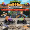 POPULAR PLAYTHINGS Magnetic Monster Build-A-Truck Set, Take-Apart Vehicle Toy for Toddlers, Gifts for Kids Ages 2 & Up - 6 Pieces view 2