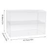 2 Layer Pastry Display CaseAcrylic Clear Dessert Bakery Display Case BoxCommercial Countertop Cookie Display Cabinet18 x 10 x 12 Inch view 2