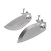 1Pair 75mm*30mm Speed Boat Turn Fins CNC Matel Aluminum Alloy for Gasoline Nitro RC Boat VEE Oral Mono Boat Model view 1