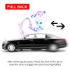 1:32 Compatible for S650 Car Model, Pull Back Diecast Toy Car with SoundsLights for Kids Boys Girls and Adults, Gift Sliver view 3