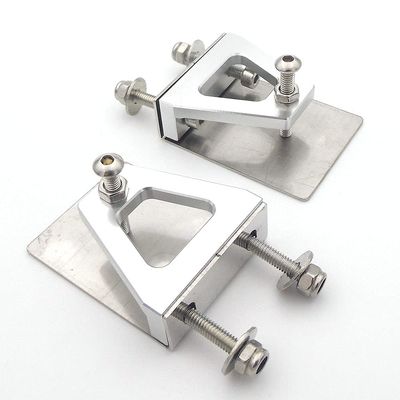 1Pair RC Boat Trim Tabs Balance Plate 49mm*38mm Trim Flaps for RC Gasoline Nitro RC Boat Speed Mono Vee Oval Boat