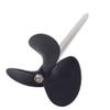 1PC RC Boat 5mm Boat Drive Shaft Stainless Steel Cable RH LH Nylon 70mm 80mm Propeller Kit for RC Boat Fishing Bait Tug Boat Marine(L20cm RH 80mm Prop) view 1