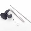1PC RC Boat 5mm Boat Drive Shaft Stainless Steel Cable RH LH Nylon 70mm 80mm Propeller Kit for RC Boat Fishing Bait Tug Boat Marine(L20cm RH 80mm Prop) view 2